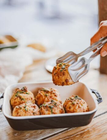 Ginger Chicken Meatball Sandos pexels roman odintsov 58370
